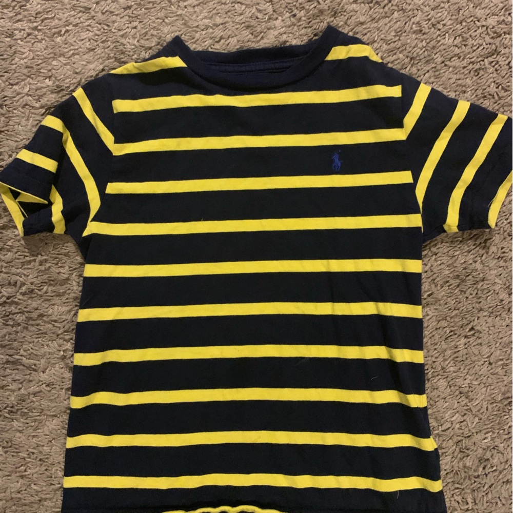 Boys Polo Ralph Lauren short sleeve stripped tee. Wo